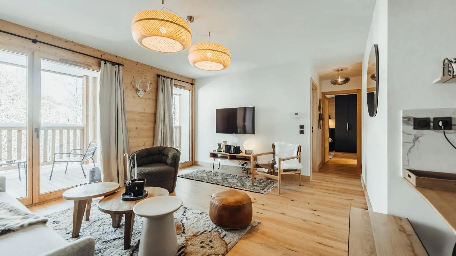 Le Cocon Blanc - Appartement « Cosy & Chic » Megeve